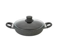 BALLARINI Murano Tegame con coperchio in vetro - 28 cm, alluminio, Granitium Extreme