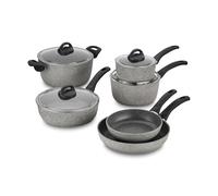 BALLARINI Parma Set di pentole antiaderenti in Alluminio forgiato, Grigio