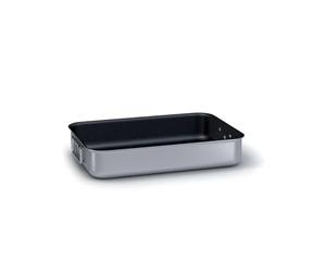 Ballarini Professionale 2040.40 Rostiera Alta Antiaderente, Alluminio, Grigio, 40 x 28 x 8