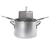 Ballarini Professionale 7036.36 Cuocipasta 3 Spicchi, Alluminio, Grigio, 36 cm