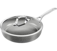 BALLARINI Salina - Padella con coperchio, 28 cm, rivestimento antiaderente in ceramica con base rigida in titanio, resistente ai graffi, adatta a tutti i piani cottura, adatta a induzione [Made in