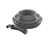 Torre Set 2 Padelle Con Casseruola e Manico