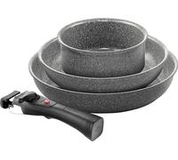 Torre Set 2 Padelle Con Casseruola e Manico