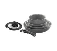 BALLARINI Torre Set padelle e manici, 6-pz., alluminio, Rivestimento antiaderente senza PFAS