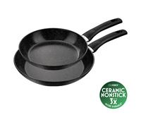 BALLARINI Vipiteno Set di padelle, 2-pz. / 24/28 cm, nero, Alluminio