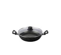 BALLARINI Vipiteno tegame con coperchio, alluminio antiaderente, 28 cm, Made in Italy