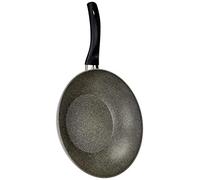 Ballarini Cortina Granitium Wok 1/M, Alluminio, Grigio, con rivestimento antiaderente, 28 cm