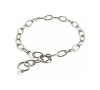 Ballatore roma collare strangolo ovalina acciaio inox 50cm