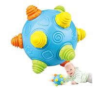 Balle Sensorielle Pour Bébé - Jouet D'éveil En Silicone Doux, Texturé Et Coloré - Développement Du Toucher, Coordination, Motricité - Jouet Pour Nourrisson, Sans BPA, Facile À Saisir