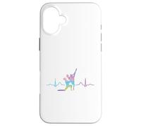 Ballerina Ballerina Coppia Battito cardiaco ECG Donna Ballerina Custodia per iPhone 16 Plus