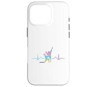 Ballerina Ballerina Coppia Battito cardiaco ECG Donna Ballerina Custodia per iPhone 16 Pro