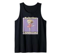 Ballerina Cappuccina Brainrot Meme Canotta