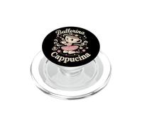 Ballerina Cappuccina Divertente Gen Z Italiano Brainrot PopSockets PopGrip per MagSafe