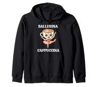 Ballerina Cappuccina Soft Girl Vibes con Latte Energy Felpa con Cappuccio