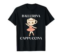 Ballerina Cappuccina Soft Girl Vibes con Latte Energy Maglietta