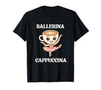 Ballerina Cappuccina Soft Girl Vibes con Latte Energy Maglietta