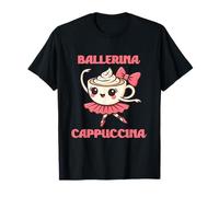 Ballerina Cappuccina Soft Girl Vibes con Latte Energy Maglietta
