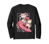 Ballerina Cappuccina Ukiyo-e Italiano Brainrot Giapponese Maglia a Manica