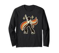 Ballerina da Discoteca retrò Anni '70, Groove Funky Vintage Maglia a Manica