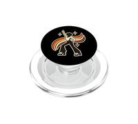 Ballerina da discoteca retrò anni '70, Groove funky vintage PopSockets PopGrip per MagSafe
