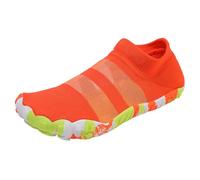 Ballerina da donna, comoda da donna, con punta rotonda, elegante Dirndl, scarpe da ginnastica antiscivolo, per attività all'aria aperta, per il fitness, per la corsa, Colore: arancione., 35 EU