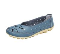 Ballerina da donna confortevole Ballerine da donna piatte in pelle mocassino elegante scarpa da passeggio corsa antiscivolo scarpe comfort da ballo mocassini da basket senza lacci sport slip on, 01
