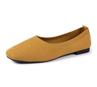 Ballerina da donna confortevole tacco piccolo ballerine da donna in maglia elastica mocassini eleganti scarpe comfort casual Mocassini piatti da basket senza lacci sport estate scarpa da passeggio