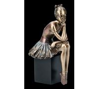 Ballerina Figura - L'Attente Su Monolito - Veronese Balletto Arte Decorazione