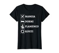 Ballerina Flamenco Danza Donna Andalusia Scritta Maglietta