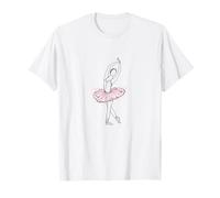 Ballerina in Tutù Rosa Maglietta