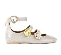 Ballerina Kurt Geiger Ornate Gladiator Champagne con Pietre e Strass - Ornate GLADIA 772 40