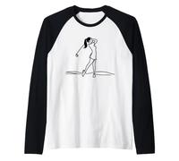 Ballerina Linea Arte Amante Danza Maglia con Maniche Raglan
