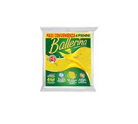 Ballerina Panno Giallo, 1 Confezione da 6 Panni, Super Assorbente e Versatile per Cucina, Bagno e Mobili, Profumato e Lavabile in Lavatrice