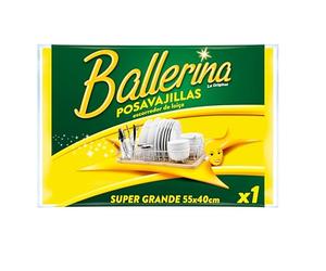 Ballerina Panno sottobicchiere - Super Grande - 55x40cm - 1 pezzo - Massimo assorbimento