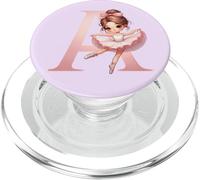 Ballerina Ragazza Danza Nome Prima Lettera A Girly Tutu Ballet PopSockets PopGrip per MagSafe