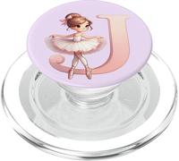 Ballerina Ragazza Danza Nome Prima Lettera J Girly Tutu Ballet PopSockets PopGrip per MagSafe