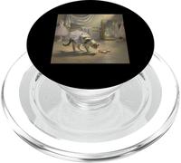 Ballerina, tutù, scarpe da punta a forma di gatto calico stravagante PopSockets PopGrip per MagSafe