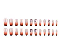 Ballerinas Coffin Press On Nails Frase Finte Finte Nails Acrilico False Gues Arificial On For Womens Girls Acrilic Lues Inchioda Per Donne Clear