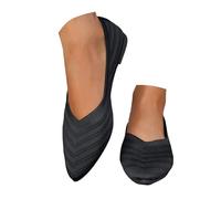 Ballerine A Punta Donna Comode Scarpe Donna Eleganti Cerimonia | Finta Pelle Opaca Traspirante Pensata per Ufficio e Uscite Fuori con Suola Antiscivolo in Stagione Autunnale Senza Lacci