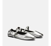 Ballerine baby con elastico Argento 37