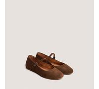 Ballerine "baby" in pelle, DRIMA Marrone 37