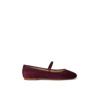 Ballerine baby in pelle scamosciata, JAYNA Rosso 39 1/2