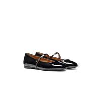 Ballerine baby in vernice, PALMARIA Nero 38