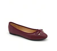 Ballerine classiche marroni con fiocco dettaglio per le donne, San Valentino Queste ballerine marroni senza tempo fondono comfort e stile senza sforzo. Realizzate in ecopelle di prima qualità, present