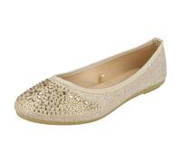 Ballerine Con Jewel Trim Per Donne Spot On