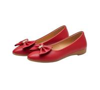Ballerine da donna a punta, eleganti con fiocco | Ballerine da donna a punta con elegante design a fiocco per eventi casual intelligenti e abbigliamento grazioso tutto il