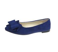 Ballerine da Donna a Punta Modello Elegante e Semplice Mocassini Slip-on con Fiocchetto Soletta in Memory Foam per Feste, Cerimonie e Uso Quotidiano BaoBlu 36 EU