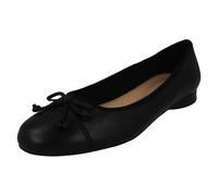 Clarks Loreleigh Rae, Ballerine Donna, Black Leather, 40 EU