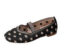 Ballerine da donna, comode, Mary Jane, chiuse, a pois | Scarpe da barca, eleganti, comode, leggere, traspiranti, eleganti