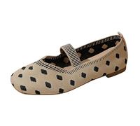 Ballerine da donna, comode, Mary Jane, chiuse, a pois | Scarpe da barca, eleganti, comode, leggere, traspiranti, eleganti